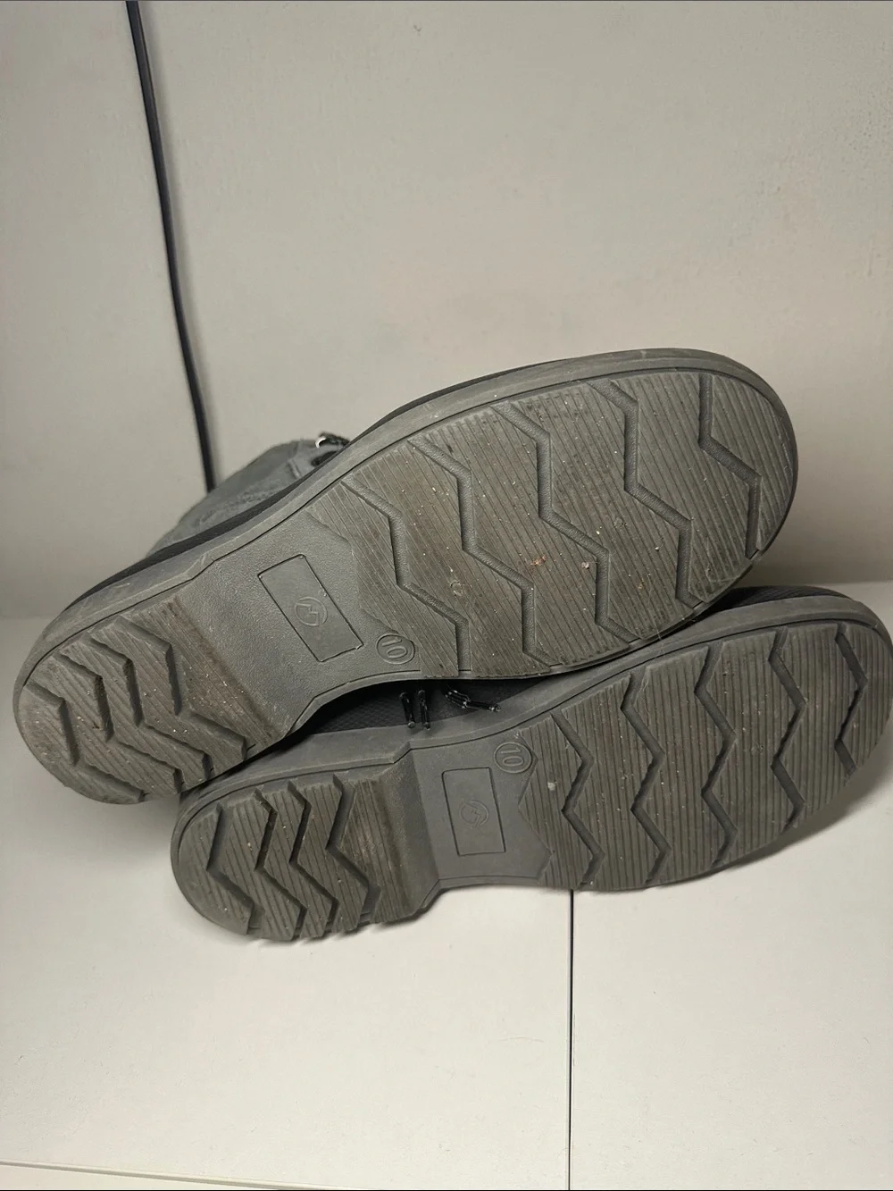 Magellan Outdoors Men's Gray and Black Waterproof Duck Boots
